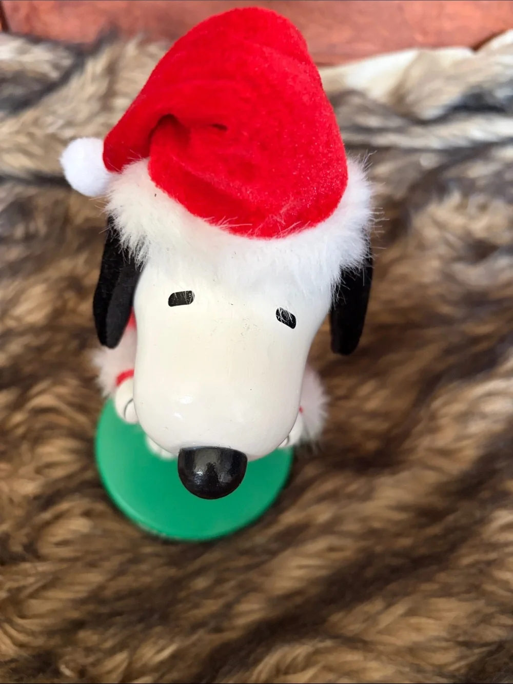 New Peanuts Snoopy Christmas Wooden Decorative Nutcracker 8.5